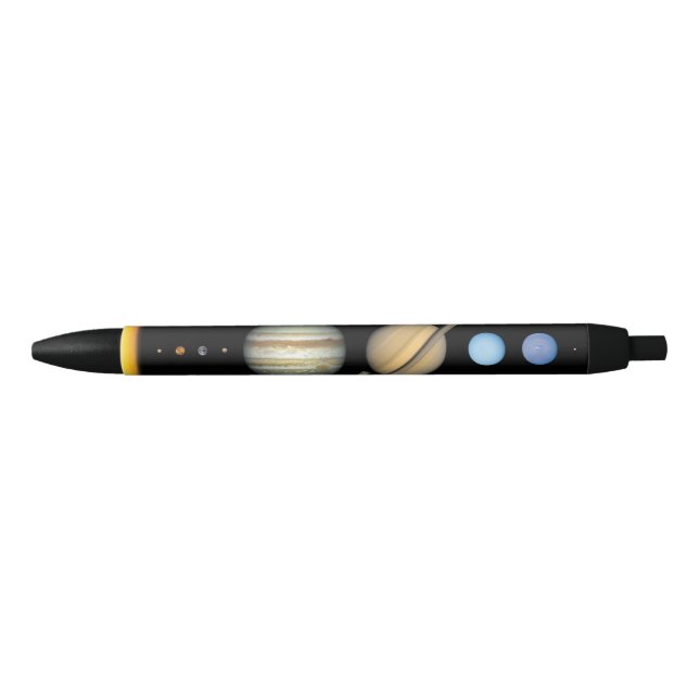 Planets of the solar system black ink pen (Front)