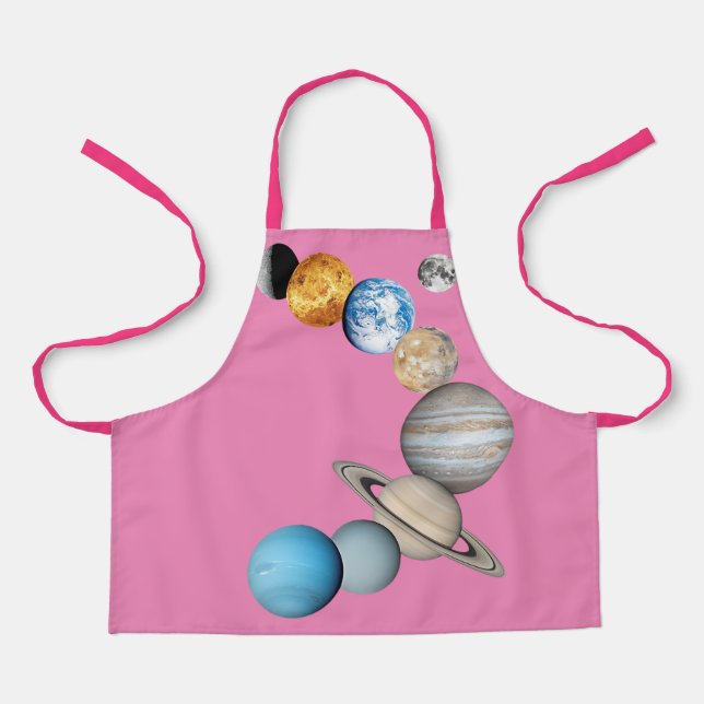 Planets of the solar system (Colour Changeable) Ap Apron (Front)