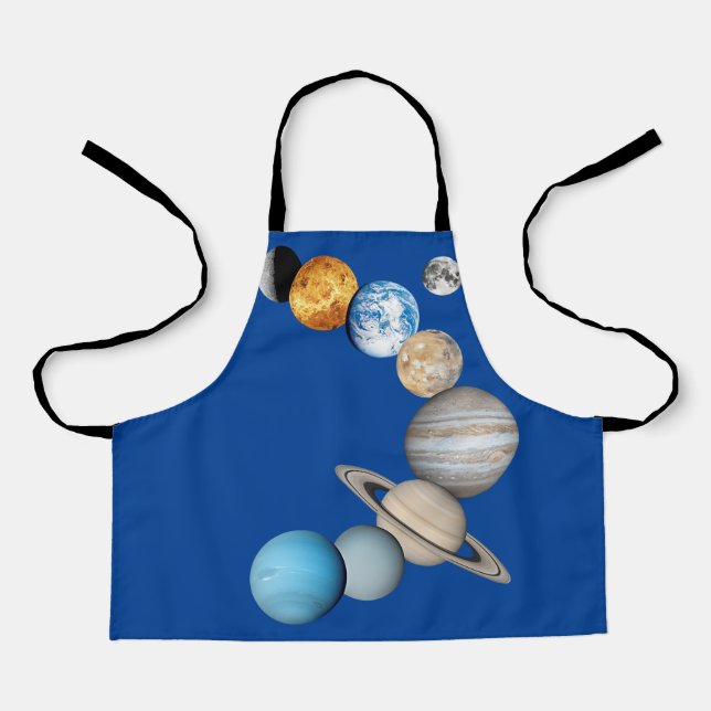 Planets of the solar system (Colour Changeable) Apron (Front)