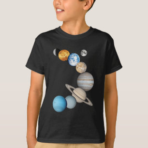 Planets of the solar system (Colour Changeable) T-Shirt