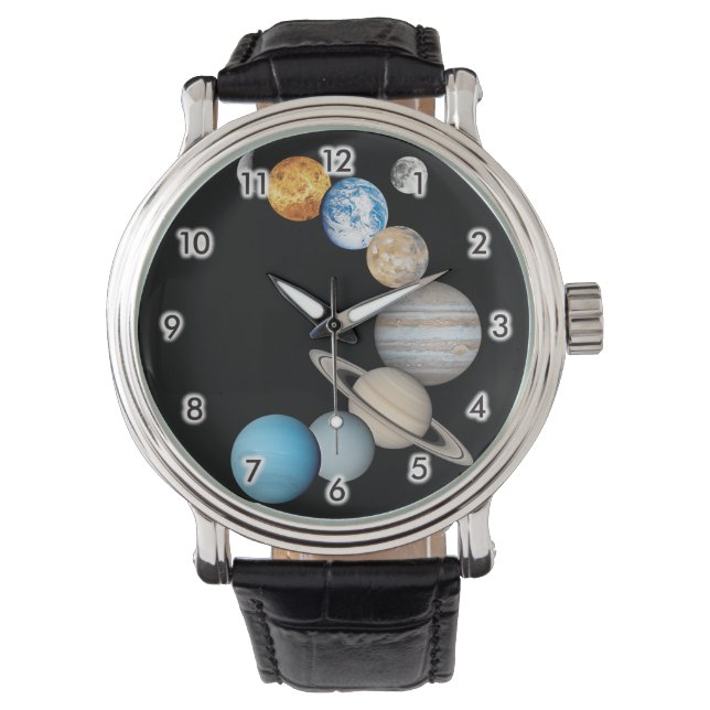Planets of the solar system (Colour Changeable) Wa Watch (Front)