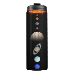 PLANETS OF THE SOLAR SYSTEM Custom Thermal Tumbler