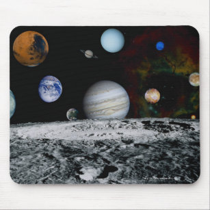 Planets of the Solar System Mouse Mat