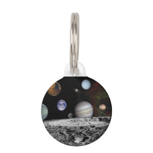 Planets of the solar system pet tag