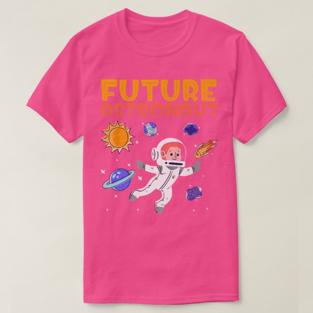 Planets Outer Space Science Kids Universe Future A T-Shirt (Design Front)