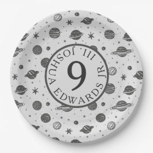 Planets Paper Plate