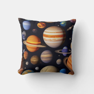 Planets Pattern Cushion