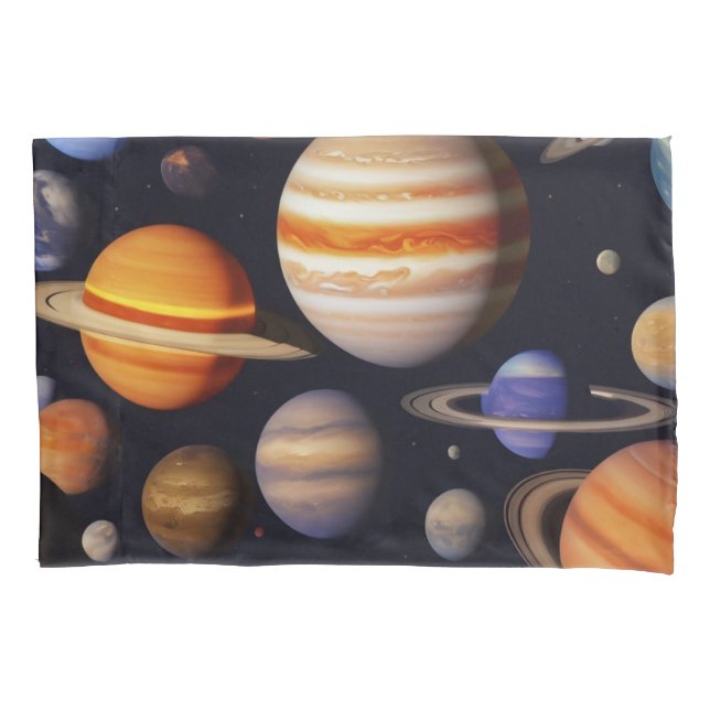 Planets Pattern Pillowcase (Front)
