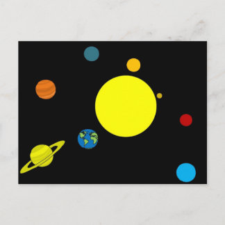 Planets Postcard