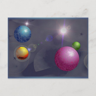 Planets Postcard