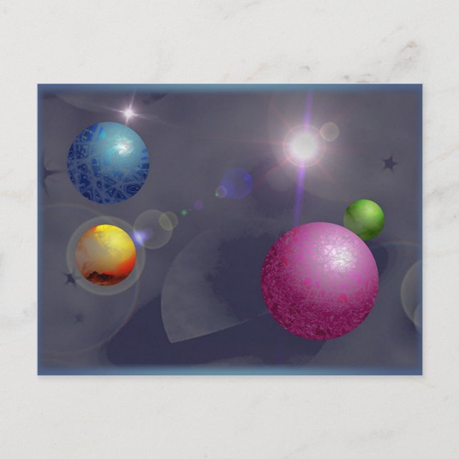 Planets Postcard (Front)