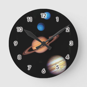 planets round clock