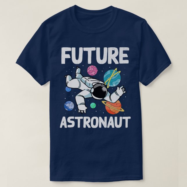 Planets Science Kids Outer Space Universe Future A T-Shirt (Design Front)