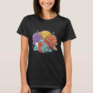 Planets selfie space photo T-Shirt