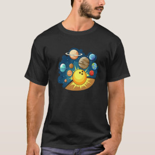 Planets Skittles Bowling for Bowler T-Shirt