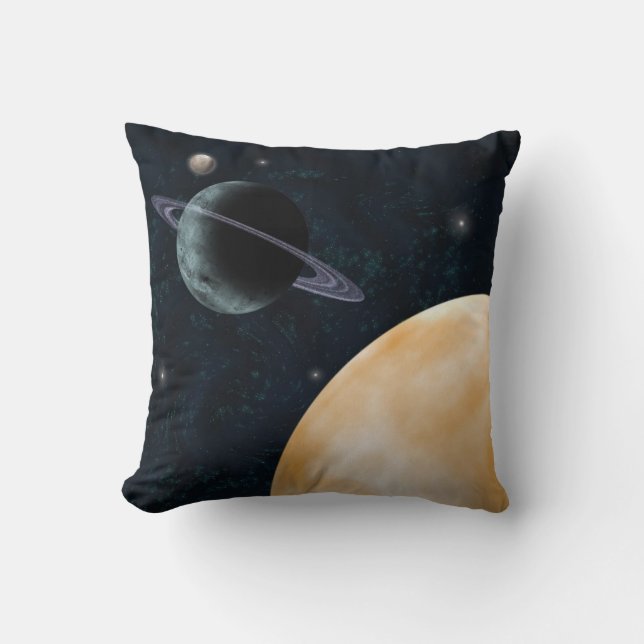 Planets Space Pillow (Front)
