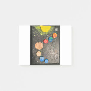 planets sun astronomy astrology mercury venus mars post-it notes