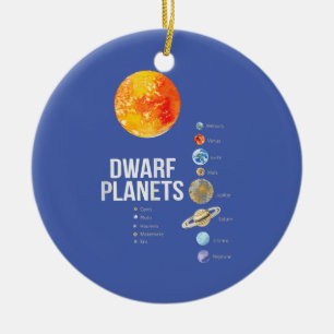 Planets T-Shirt Solar System Ceramic Tree Decoration
