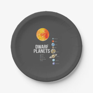 Planets T-Shirt Solar System Paper Plate