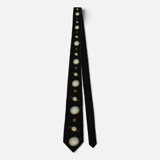 Planets Tie Jupiter Saturn Mars Necktie