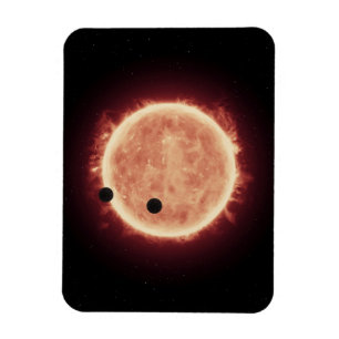 Planets Transiting Red Dwarf Star In Trappist-1 Magnet