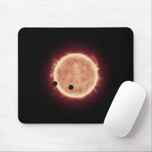 Planets Transiting Red Dwarf Star In Trappist-1 Mouse Mat