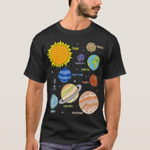 Planets Universe Astronomy Science Solar System Gi T-Shirt