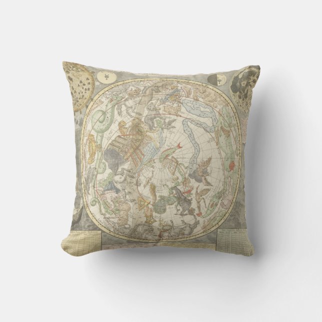 Planisphaerii Coelestis Hemisphaerium Cushion (Front)