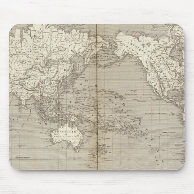 Planisphere diagram of solar system mouse mat (Front)