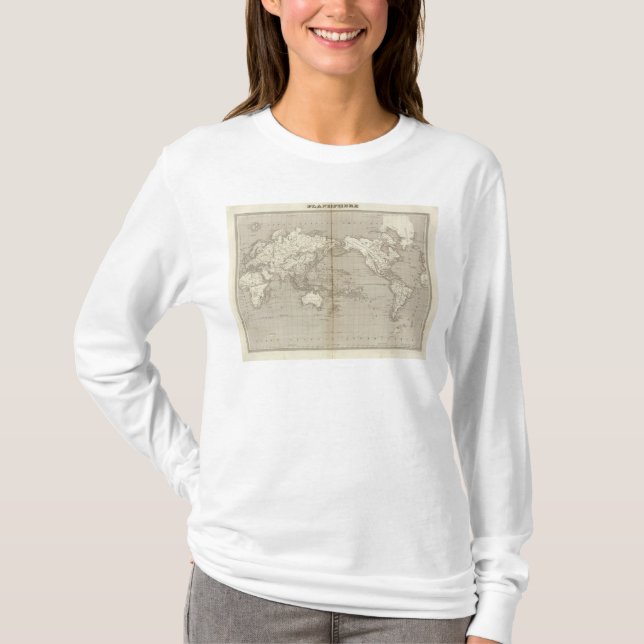 Planisphere diagram of solar system T-Shirt (Front)