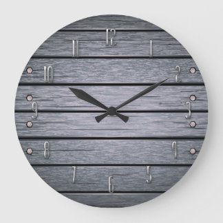 Plank it Wall Clock
