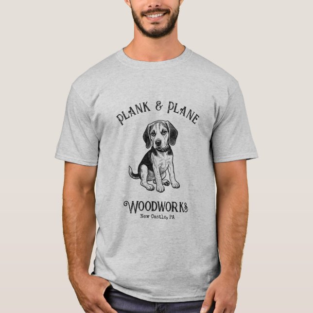 Plank & Plane T-Shirt (Front)