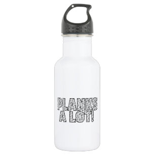 Planks A Lot Fitness Workout - Cute Exercise Idea 532 Ml Water Bottle