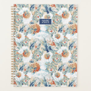 Planner 2025 Beautiful Abstract Flowers