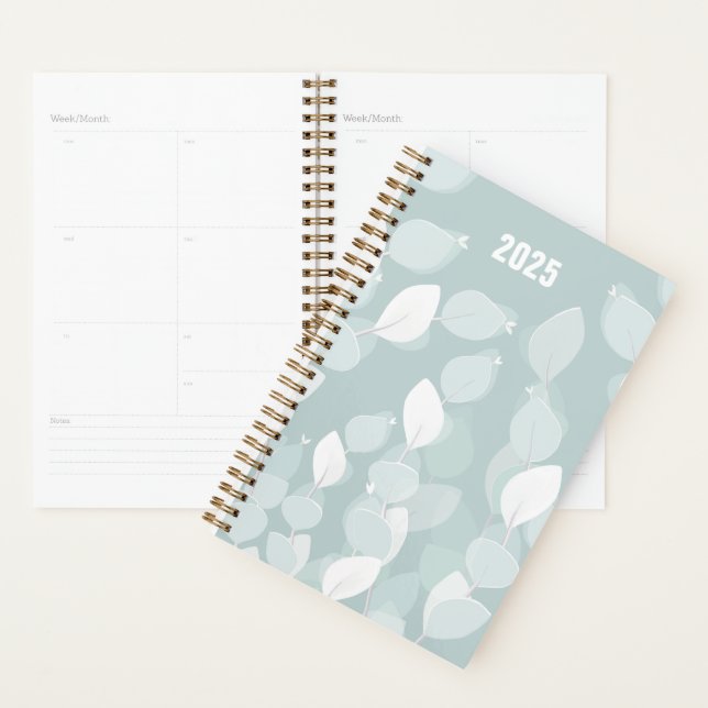 Planner 2025 -Botanical Eucalyptus (Display)