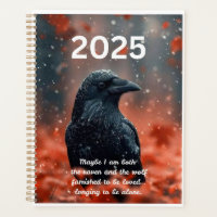 Planner 2025 Raven & Wolf