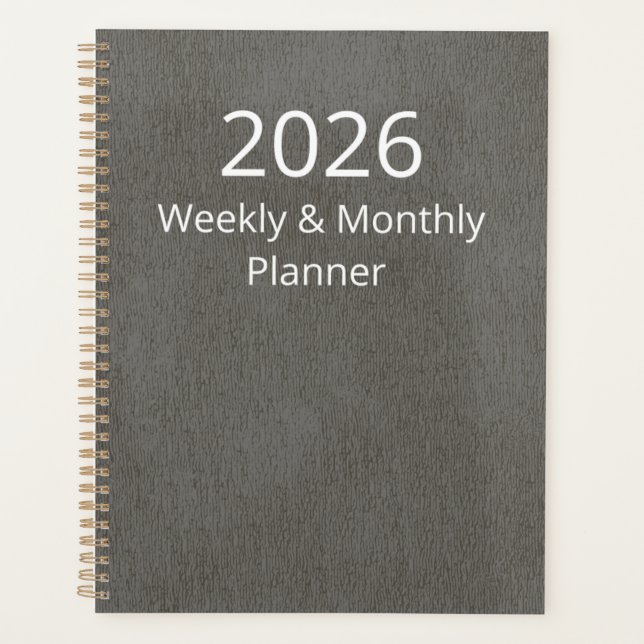 Planner 2026 Weekly and Monthly (Front)