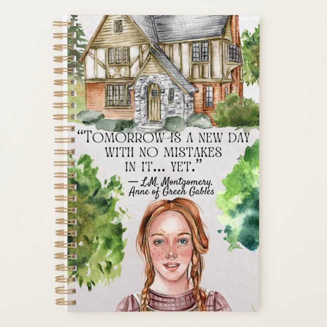 Planner Anne of Green Gables Quote (Front)