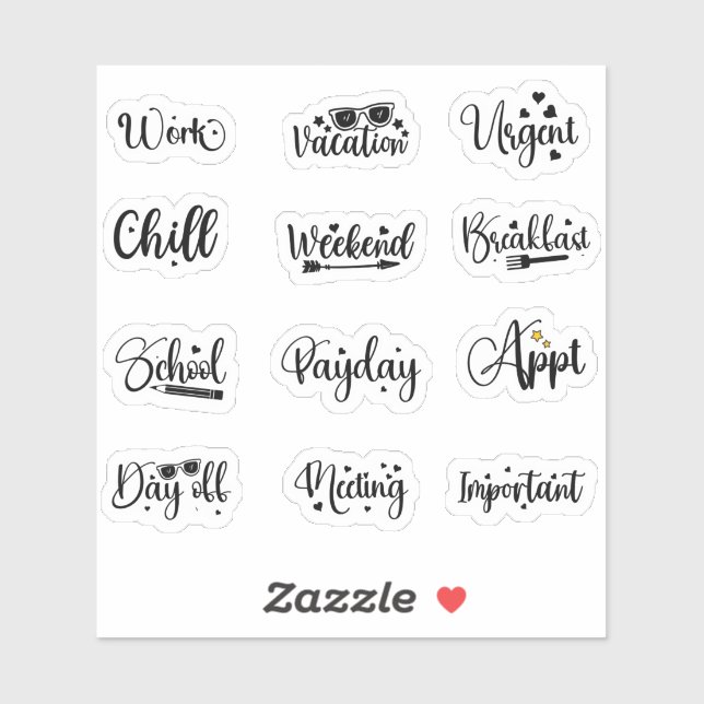 Planner Essentials: Everyday Moments Sticker Sheet (Sheet)