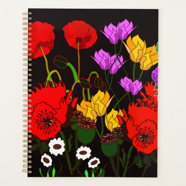 Planner Floral  (Front)