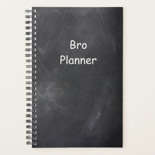 Planner For Men Bro Planner Chalkboard Style