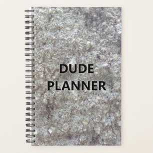 Planner For Men Dude Planner Engraved Carved Stone