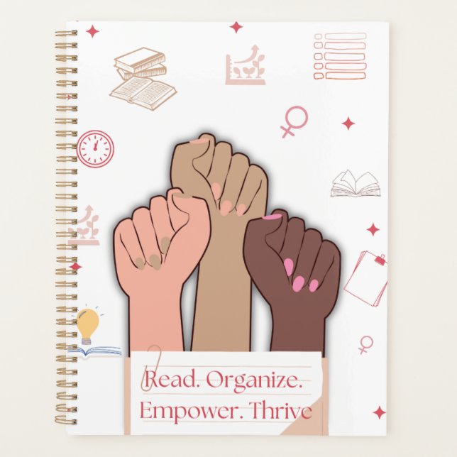 Planner for Women - Organise, Empower, Thrive (Front)