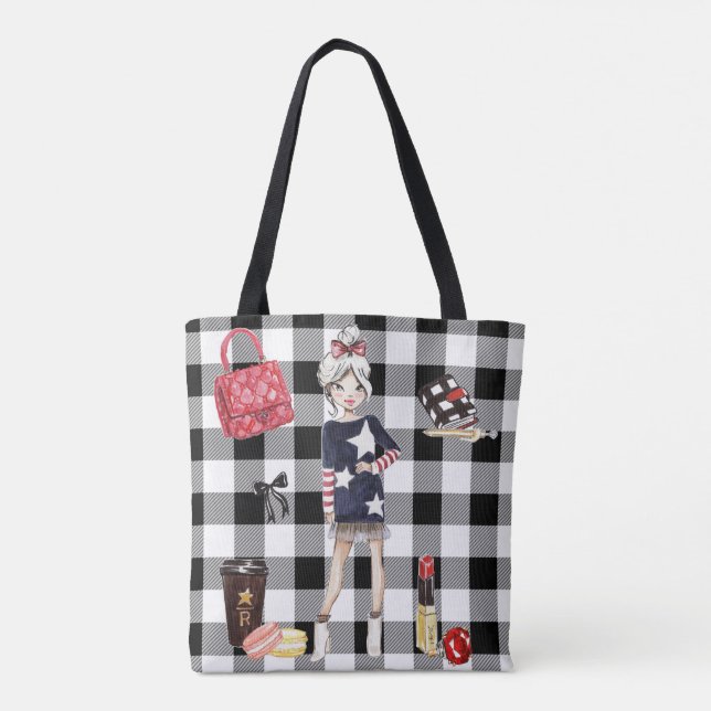 planner girl tote bag (Back)