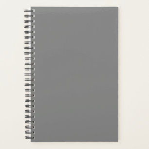 Planner Grey Grey Colour Simple Plain All Grey Gre
