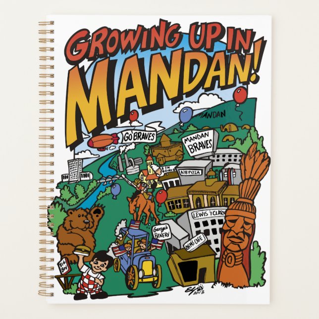 Planner "Growing up in Mandan" (Front)