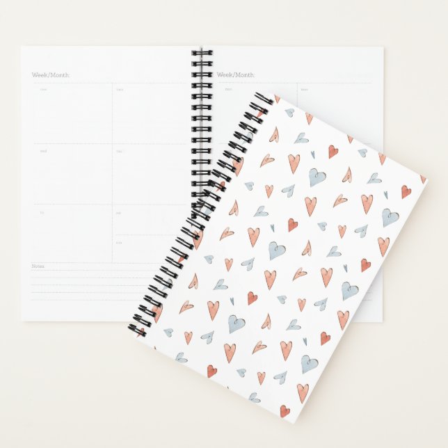 Planner - Hearts Pattern (Display)