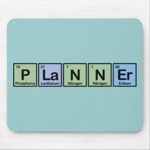 Planner made of Elements Mouse Mat
