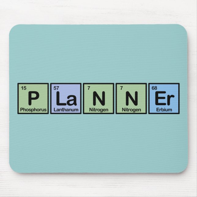 Planner made of Elements Mouse Mat (Front)
