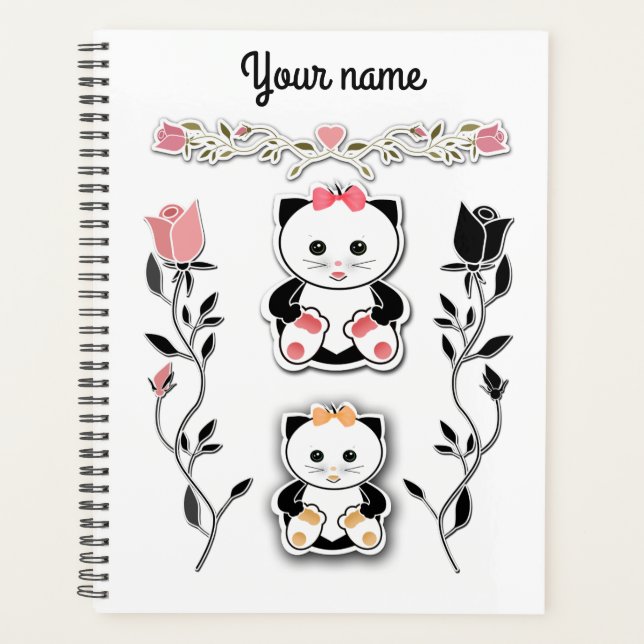 Planner, personalise, scrapbook planner (Front)